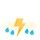Orage et pluie