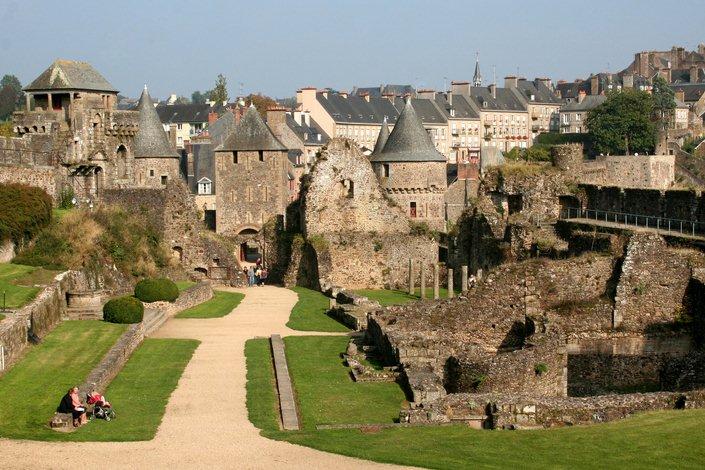 Jardin du Château de Fougères