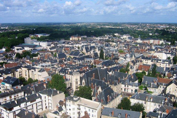 La ville de Bourges, célèbre pour le printemps de Bourges