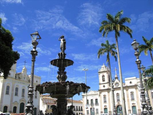 Place de Bahia au Brésil
