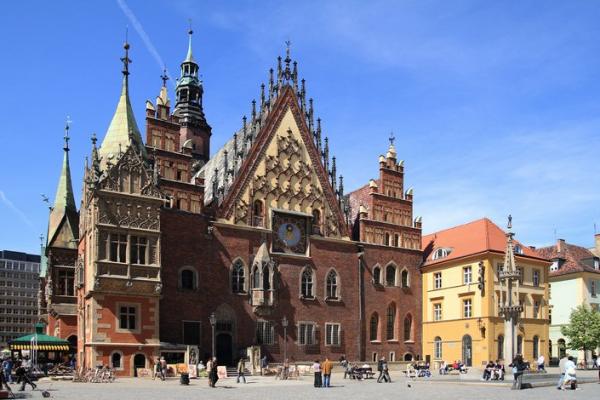 Hôtel de ville de Wroclaw, Pologne