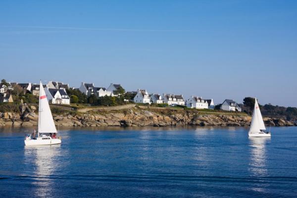 Vue de Concarneau par la mer