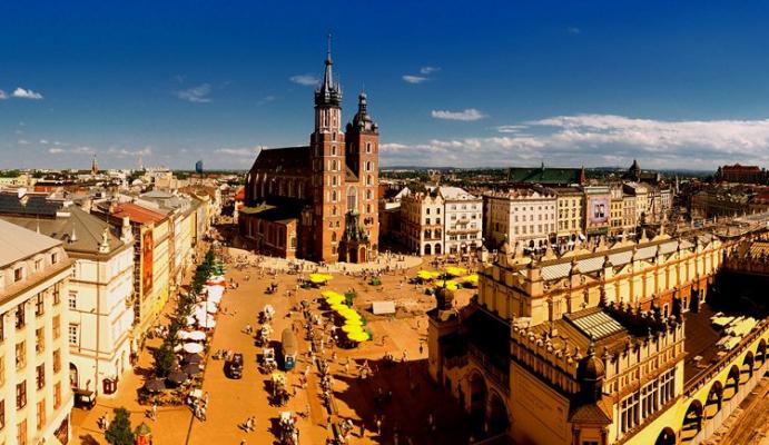 Place du marché de Cracovie