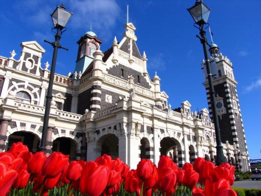 Bâtiment Historique a Dunedin, Nouvelle-Zélande