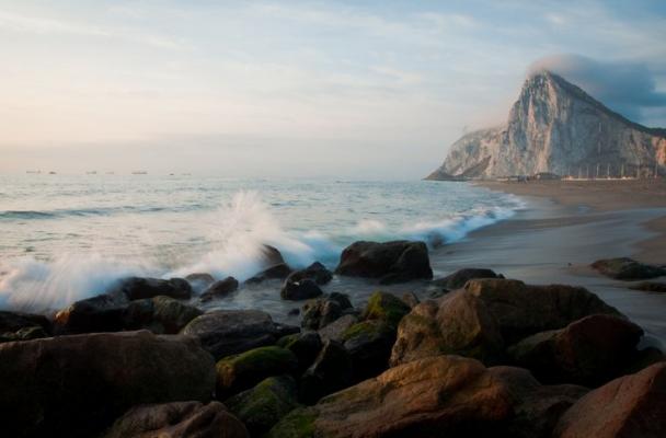 La plage de Gibraltar