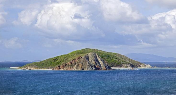 Ile vierge vue de la mer