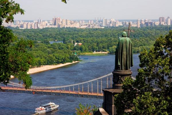 La ville de Kiev, capitale de l'Ukraine