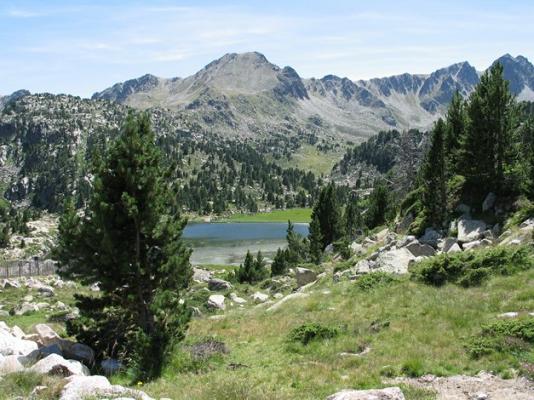 Belle vue d'un lac