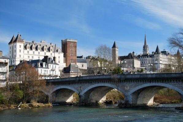 Le Gave et le château de Pau