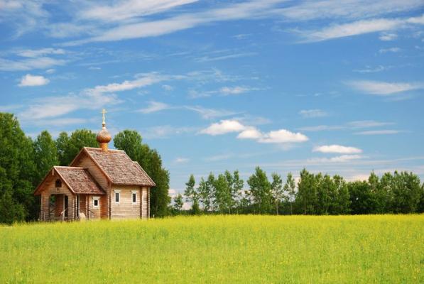 Paysage finlandais en été