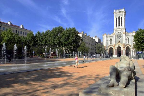 Place Jean Jaurès à Saint Etienne