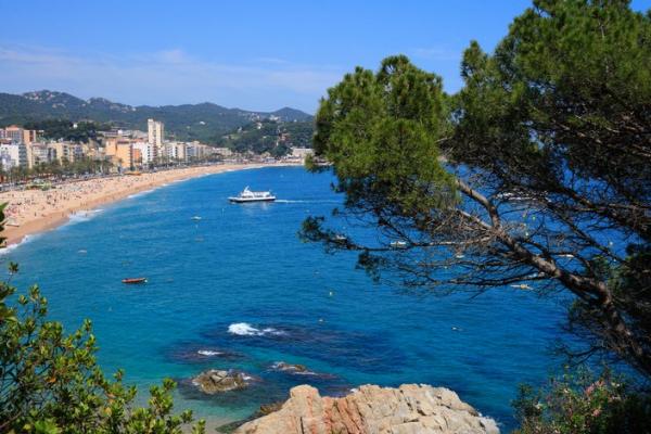 Plage de la Costa Brava en Espagne