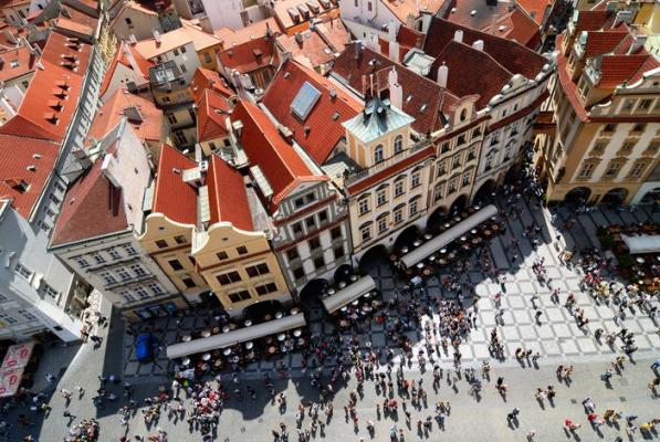 Place du centre de Prague