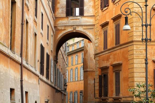 Une rue d'une ville italienne