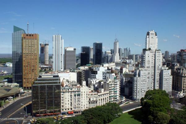 Vue aérienne de Buenos Aires en Argentine