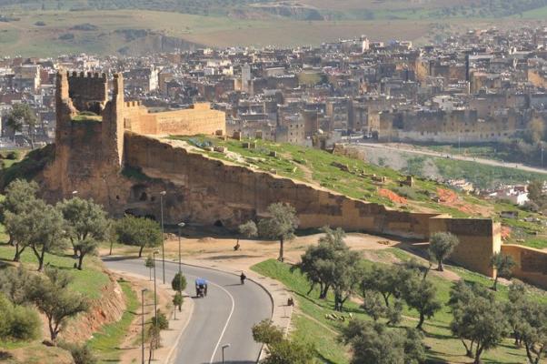 Vue aérienne de Fès, Maroc