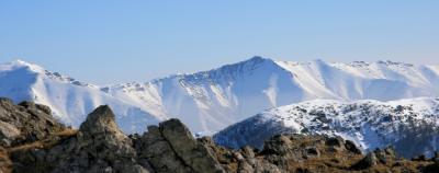 Chaine montagneuse près d'Auron