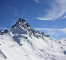 Pic enneigé à Chatel