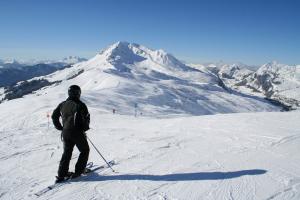 Piste de ski près du Grand Bornand