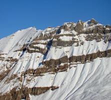 Paysage d'hiver aux Gets