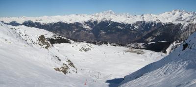 Piste de ski près de Meribel