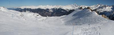 Paysage d'hiver à Meribel