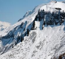 Paysage d'hiver près de Morillon