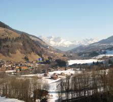 Vue sur la station de Praz-sur-Arly