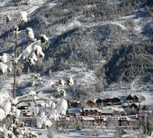 Vue sur la station de Serre-Chevalier