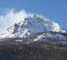 La montagne surplombant Serre-chevalier