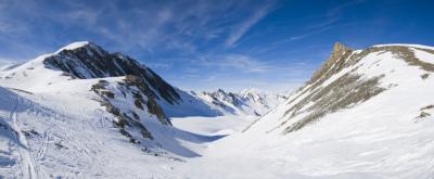 Paysage d'hiver à Valloire