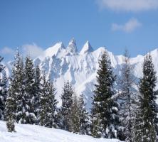 Pics enneigés de Valmeinier