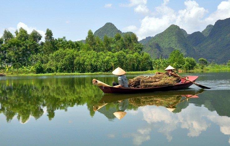 Barque au vietnam