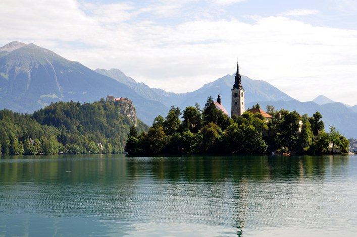 Lac de Bled en Slovénie