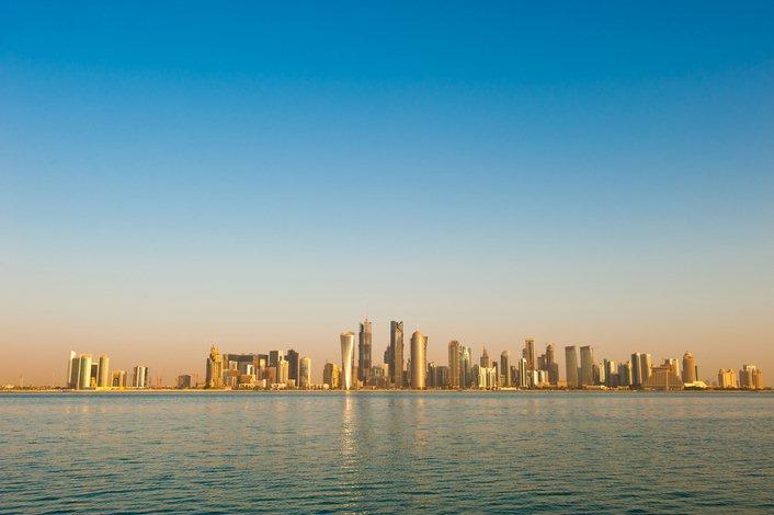 Le ciel bleu du Qatar