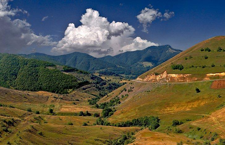 Vue des collines arméniennes