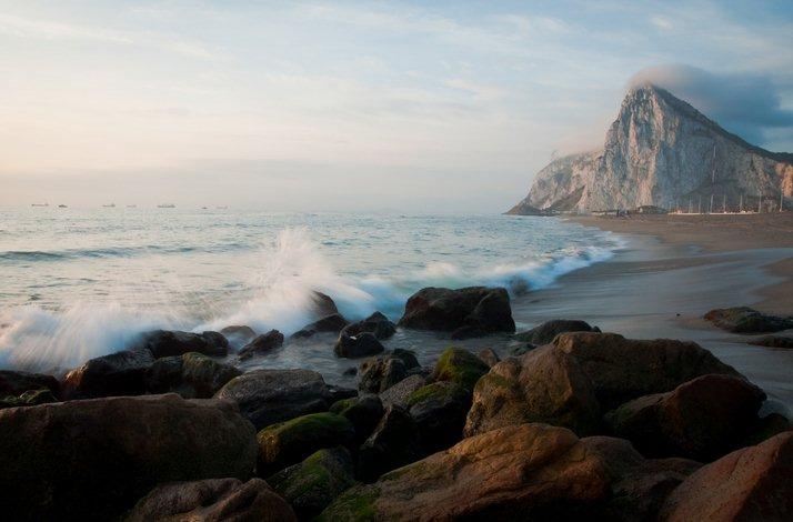 La plage de Gibraltar