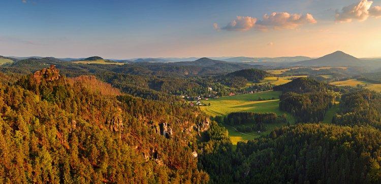 Paysage du Groenland en été