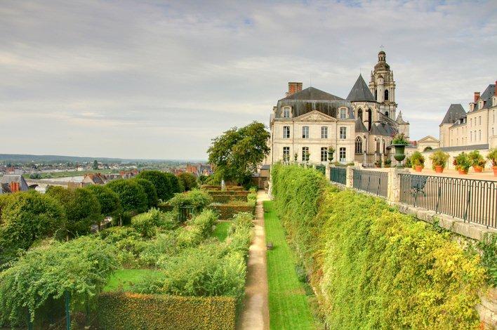 Les jardins de l'Evêché à Blois