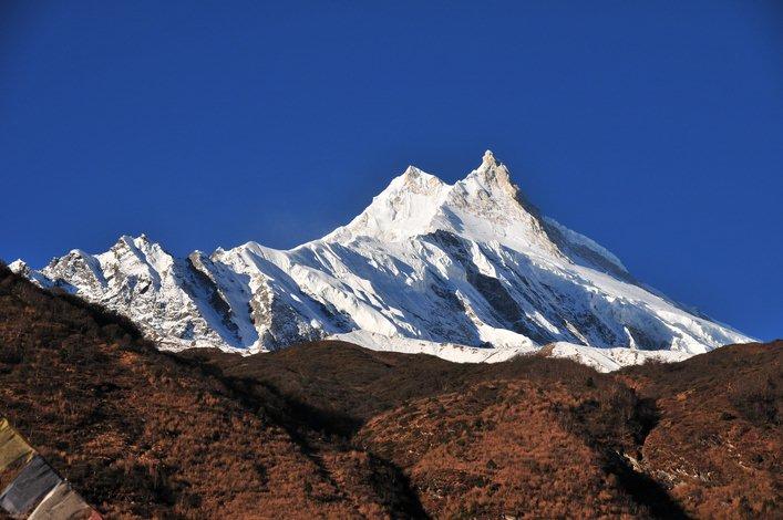 Le Mont Manaslu au Népal: 8000m de haut