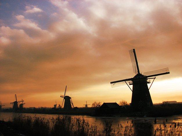 Les moulins à vent, patrimoine des Pays-Bas