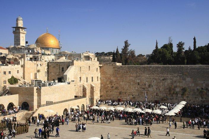 Le mur des Lamentations d'Israel