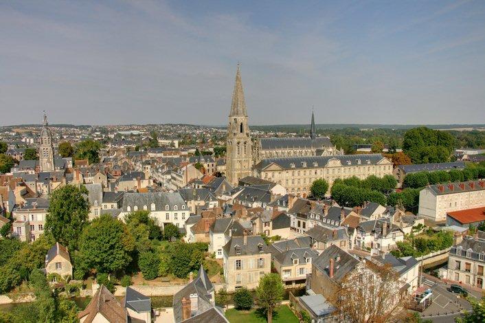 Vue panoramique sur Vendôme