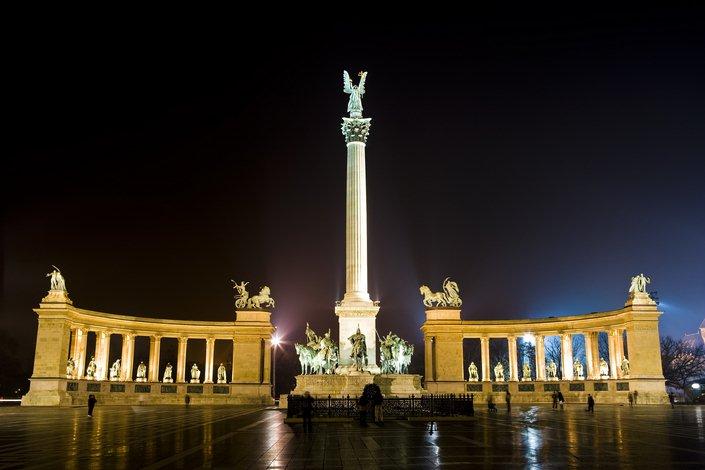 Place des héros, Budapest, Hongrie
