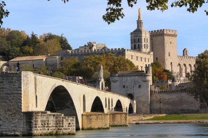 Pont d'Avignon et Palais des Papes d'Avignon