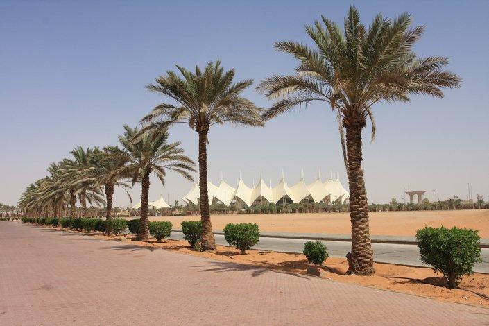 Vue du stade de Ryad