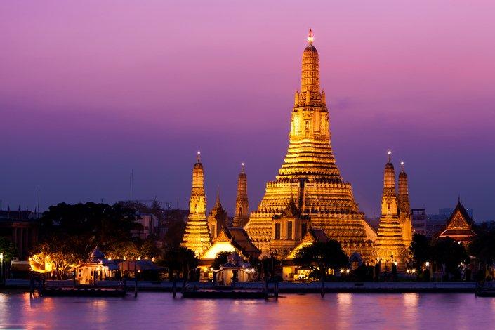 Temple de l'Aube à Bangkok