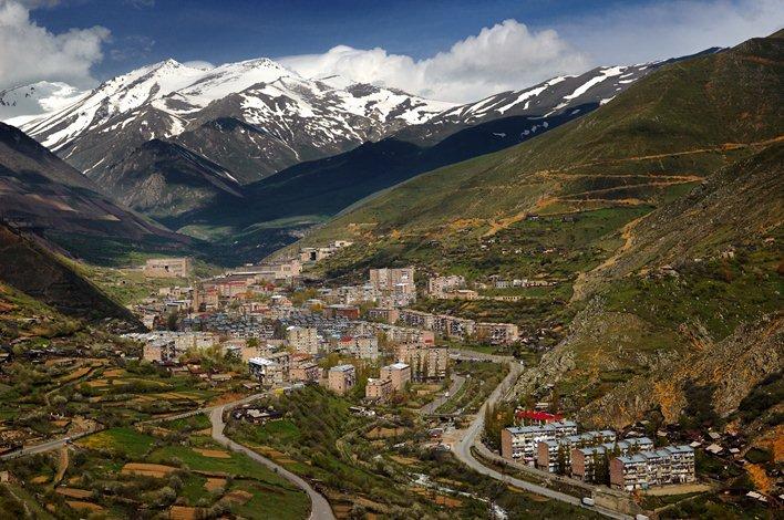 la ville de Kajaran en Arménie