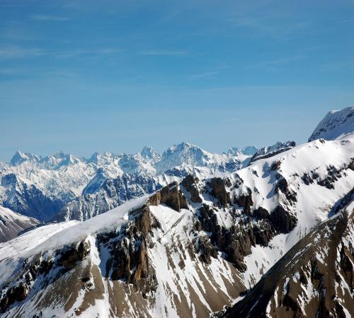 Une vue entre ciel et terre
