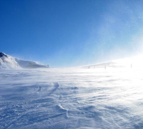 Piste neigeuse d'Isola